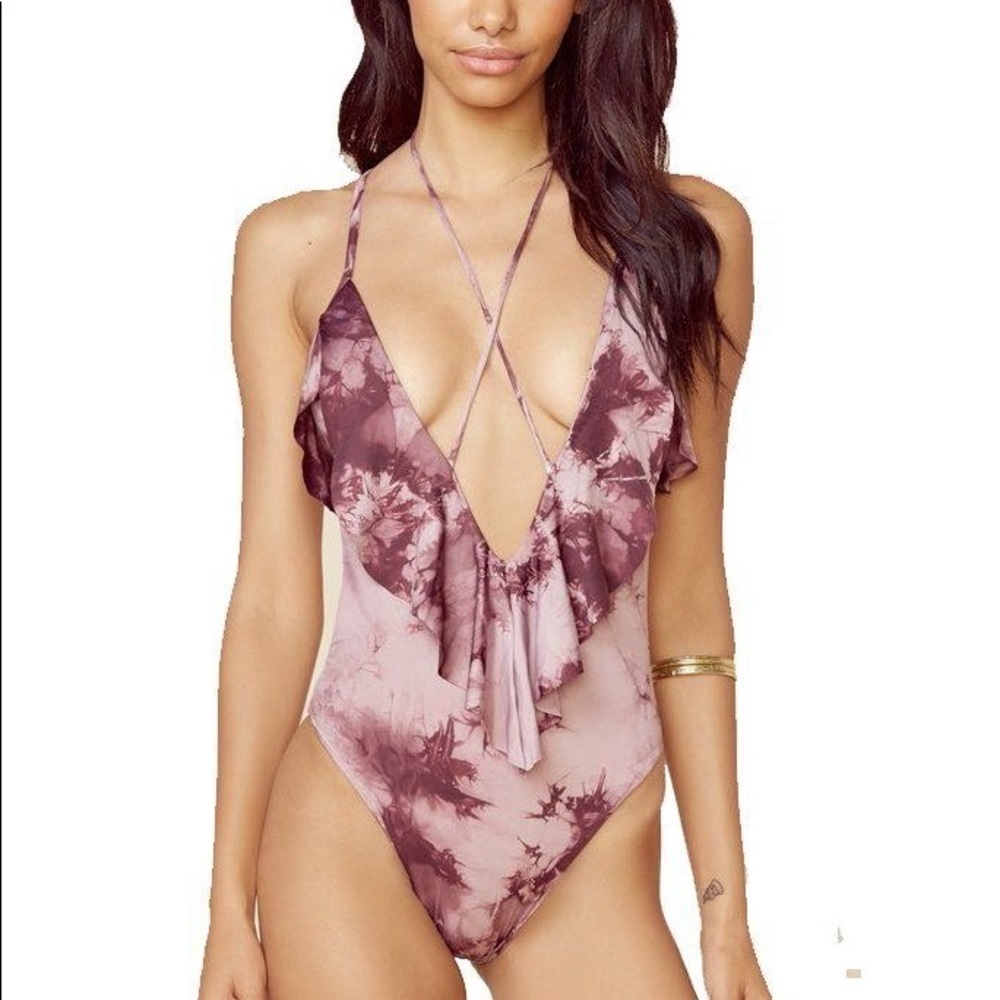 Blue Life Swim Purple One Piece